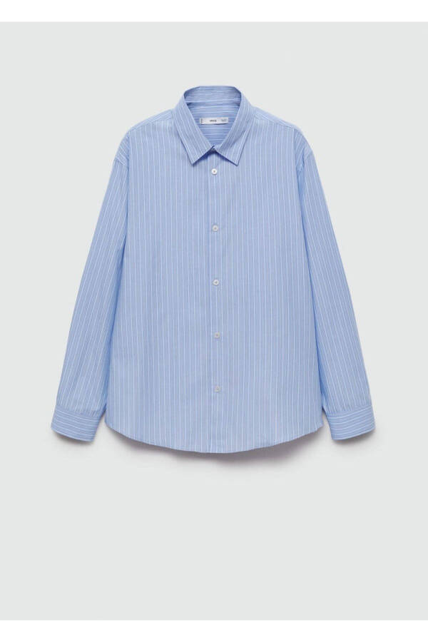 100% Cotton Striped Shirt - 4