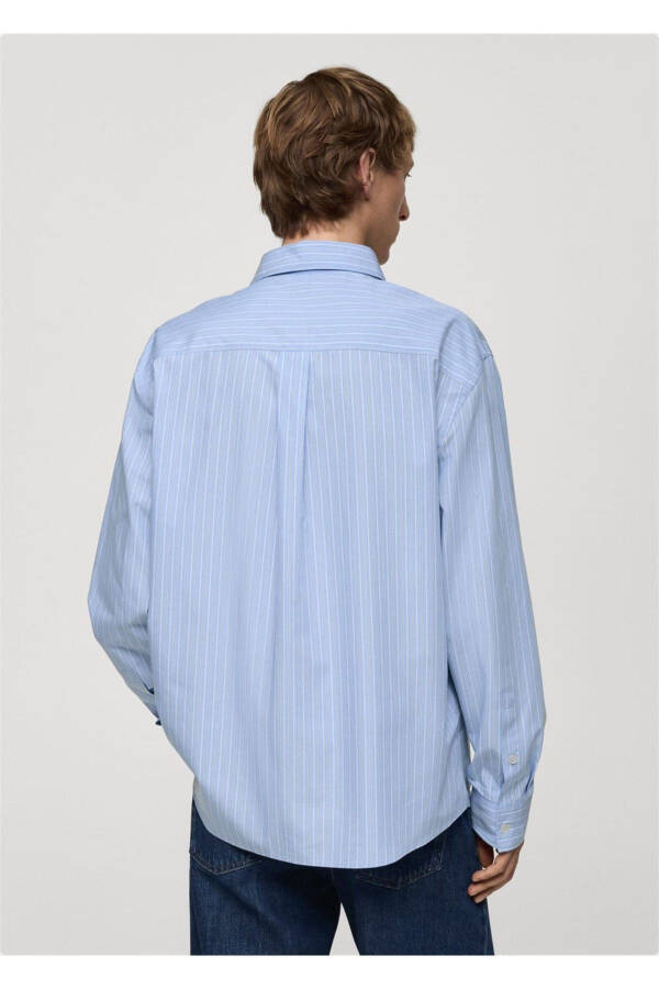 100% Cotton Striped Shirt - 5