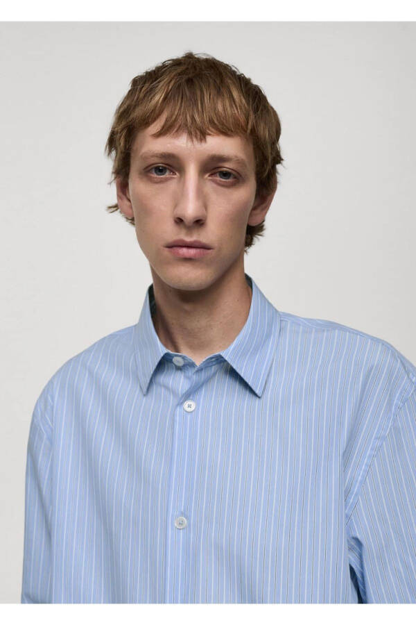100% Cotton Striped Shirt - 6