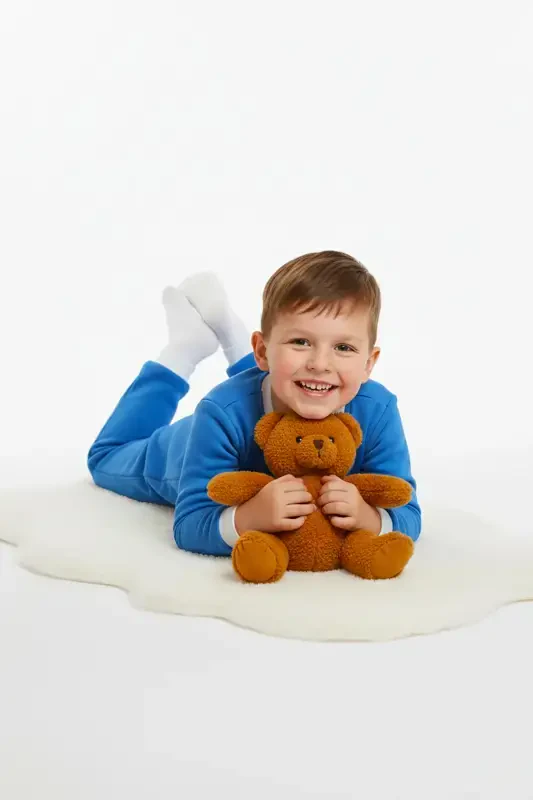 100% Cotton Unisex Sleep Sack Baby and Toddler Sleeping Bag - 1.5 Tog, Zippered, Kids Sleeping Bag-plain blue - 5