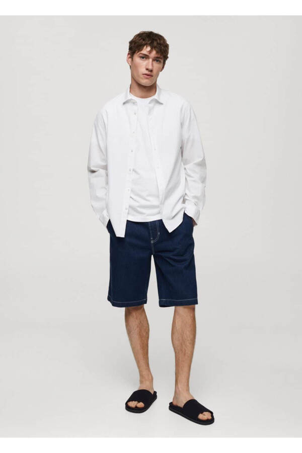 100% Cotton Waffle Shirt - 2