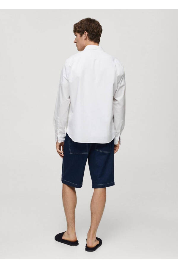 100% Cotton Waffle Shirt - 4