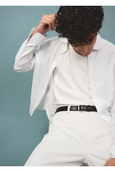 100% Cotton Waffle Shirt - 5