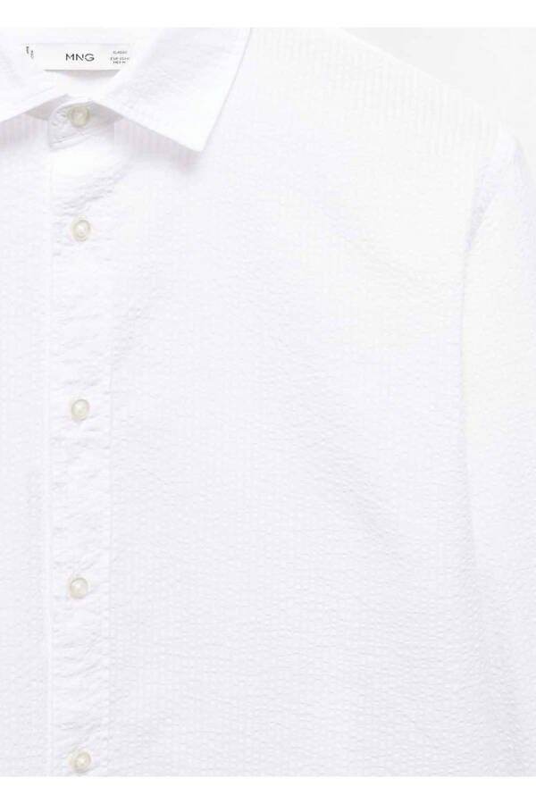 100% Cotton Waffle Shirt - 7