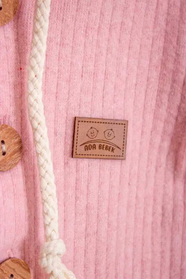 100% Cotton Wood Button Hooded Baby Romper - 4