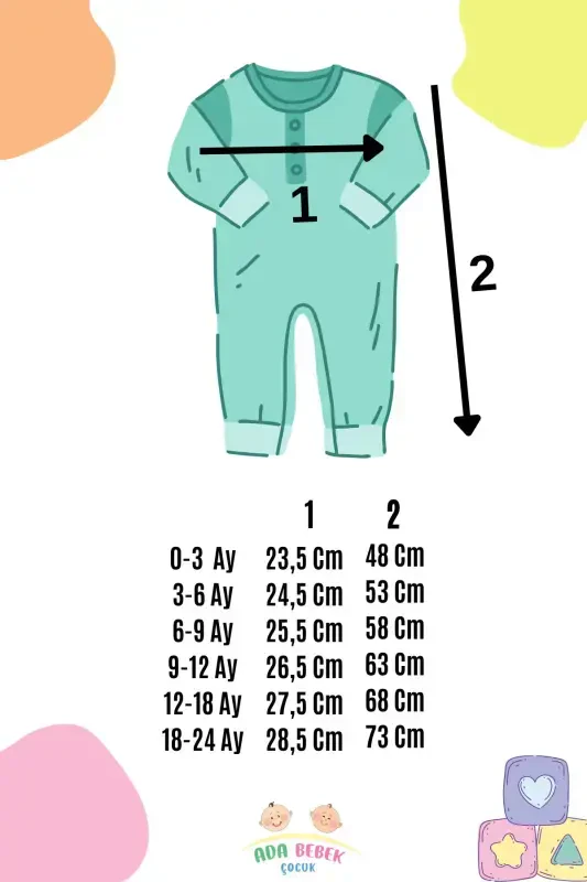 100% Cotton Wooden Buttoned Hooded Ribbed Style Hat Baby Jumpsuit-BLUE - 6