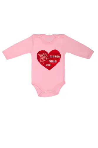 100% Cotton Your Love's Angel Arrived Printed Onesie & Bodysuit - 2