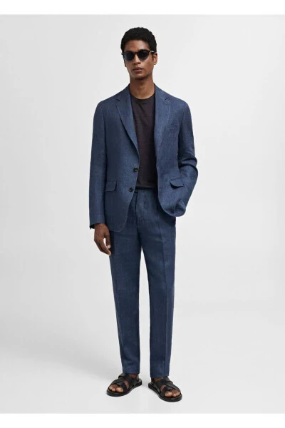 100% Herribon zig'ir mato blazer ko'ylagi - MANGO MAN (1)