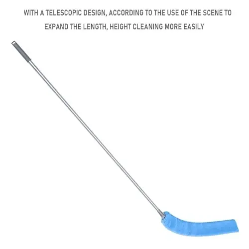 100 inches Retractable Gap Dust Cleaner Cleaning Tools with 4 Microfiber Dusting Cloths, Long Handle, Washable and Retractable Duster Brush for Cleaning Under Appliances, Furniture, Couch, Fridge - 4