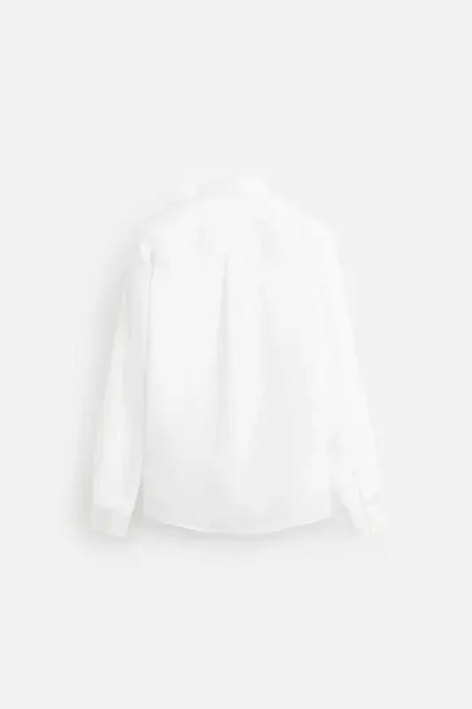 %100 KETEN KO'YLAK-Oq - 8