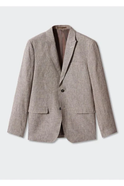 100% Linen Blazer Jacket - 3