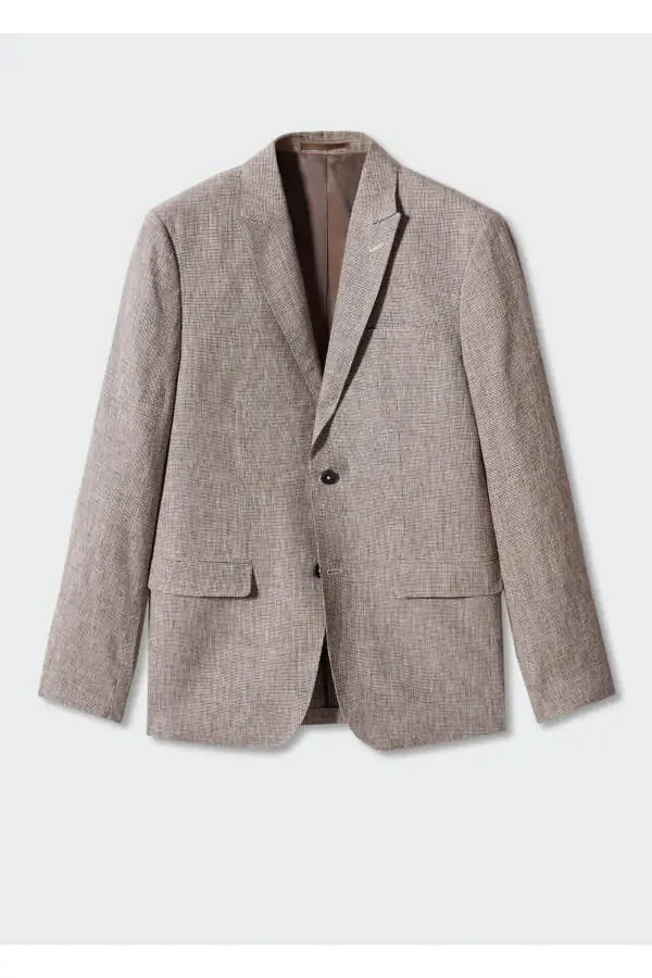 100% Linen Blazer Jacket - 3