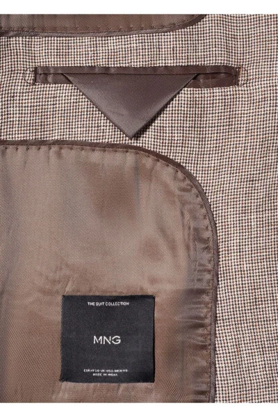 100% Linen Blazer Jacket - 6