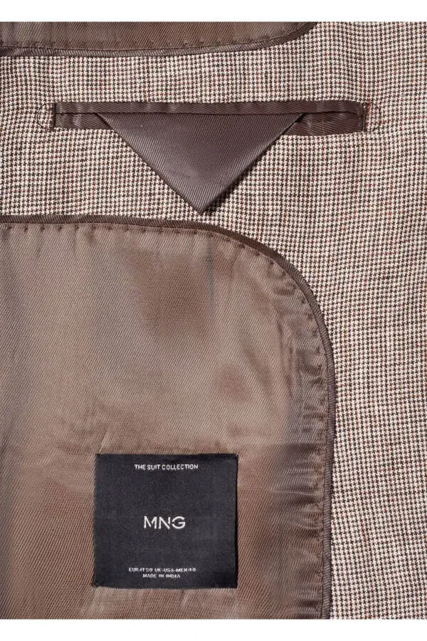 100% Linen Blazer Jacket - 6