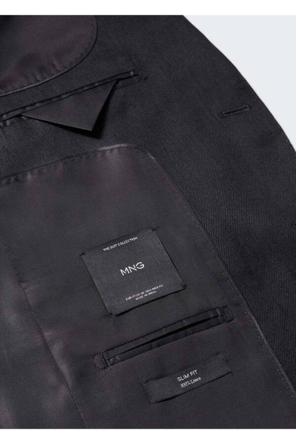 100% Linen Blazer Jacket - 6