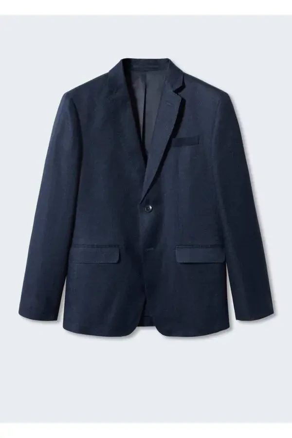 100% Linen Blazer Jacket - 3