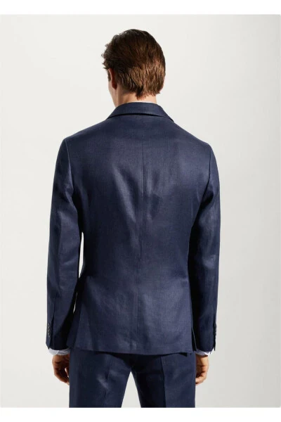 100% Linen Blazer Jacket - 4