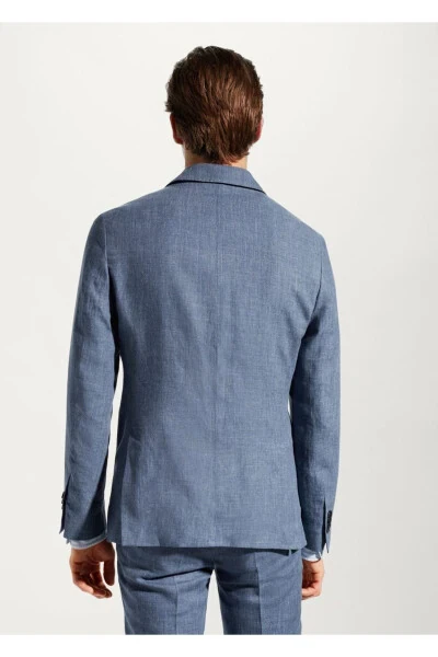 100% Linen Blazer Jacket - 4