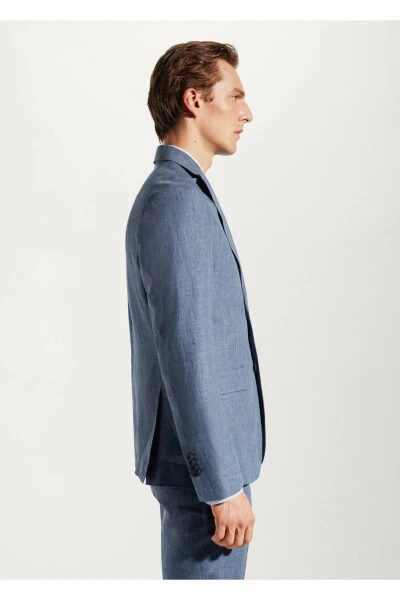 100% Linen Blazer Jacket - 5