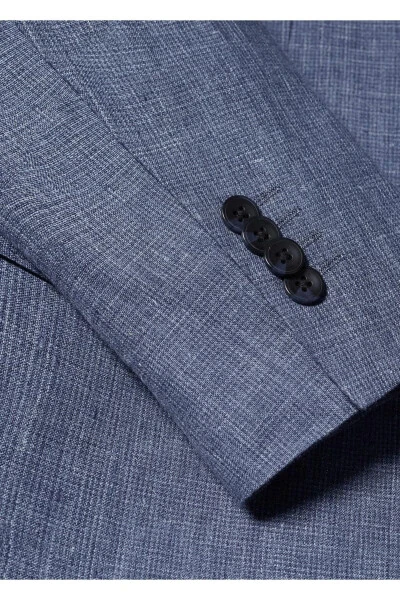 100% Linen Blazer Jacket - 6