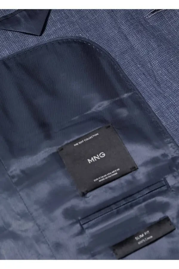 100% Linen Blazer Jacket - 7