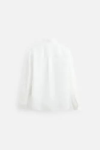 %100 LINEN SHIRT-White - 8