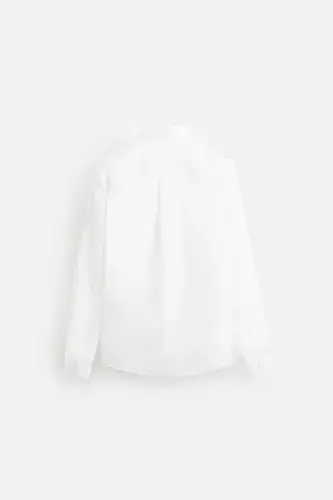 %100 LINEN SHIRT-White - 8