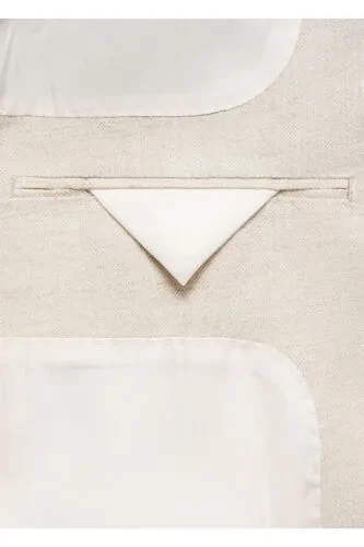 100% linen slim fit blazer - 6