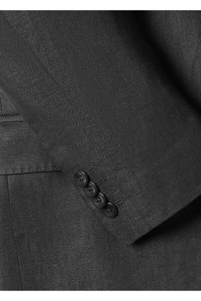 100% Linen Slim Fit Casual Blazer Jacket - 8