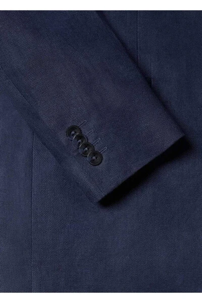 100% Linen Slim Fit Formal Blazer Jacket - 6