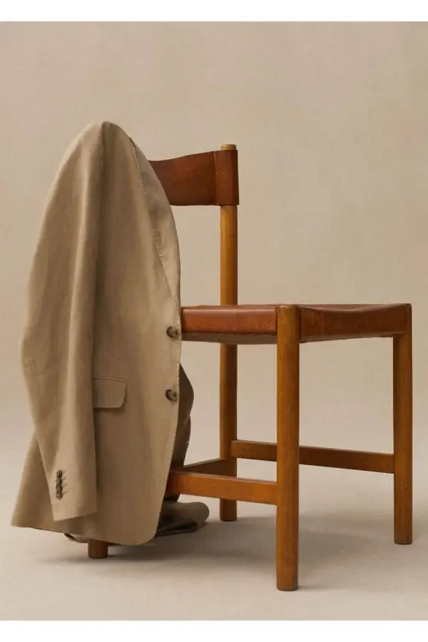 100% Linen Slim Fit Jacket - 5