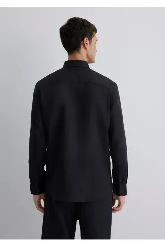 %100 linen slim fit men - 3