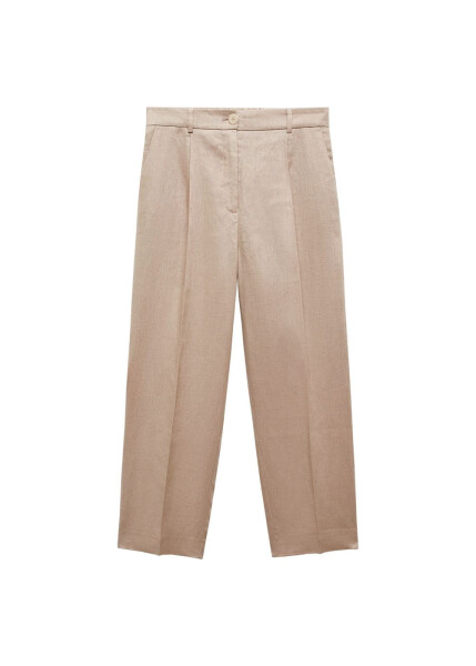 100% Linen Straight Leg Pants - 53