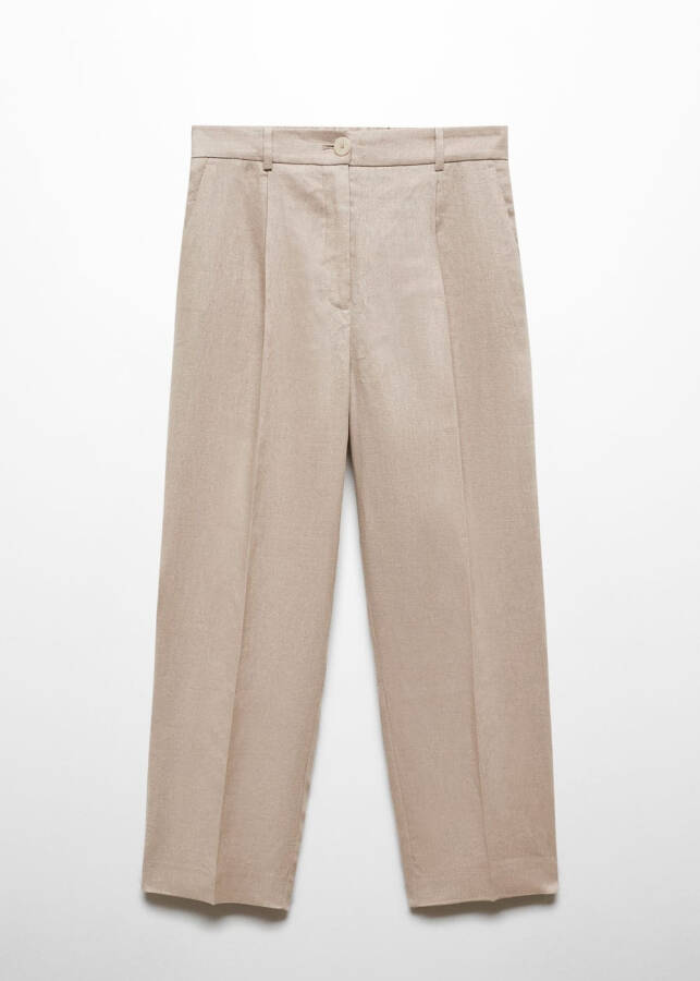 100% Linen Straight Leg Pants - 54