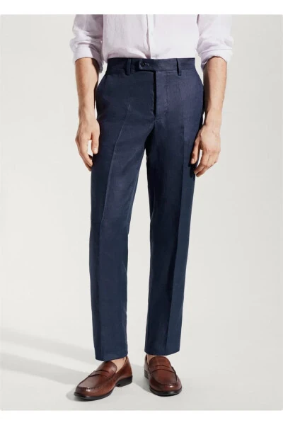 100% Linen Trousers - 1