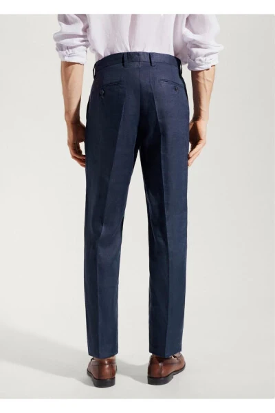 100% Linen Trousers - 4