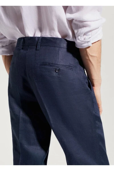 100% Linen Trousers - 6