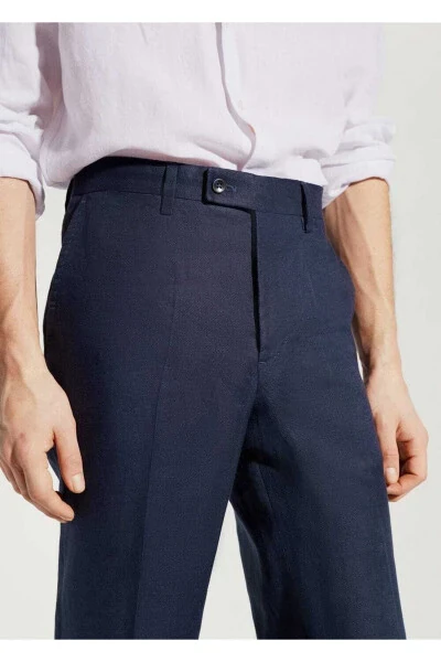 100% Linen Trousers - 8