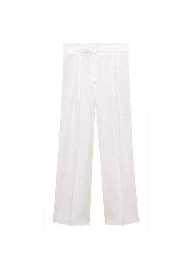 100% Linen Wide Leg Pants - 7