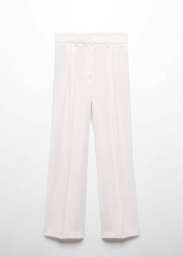 100% Linen Wide Leg Pants - 8