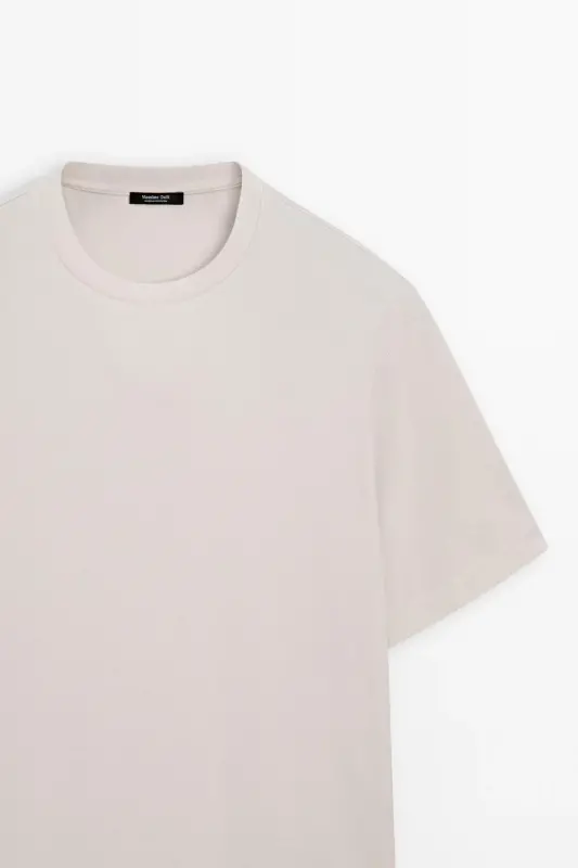 100% mercerized cotton t-shirt - Natural - 6