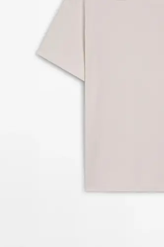 100% mercerized cotton t-shirt - Natural - 7