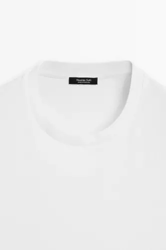 100% mercerized cotton t-shirt - White - 6