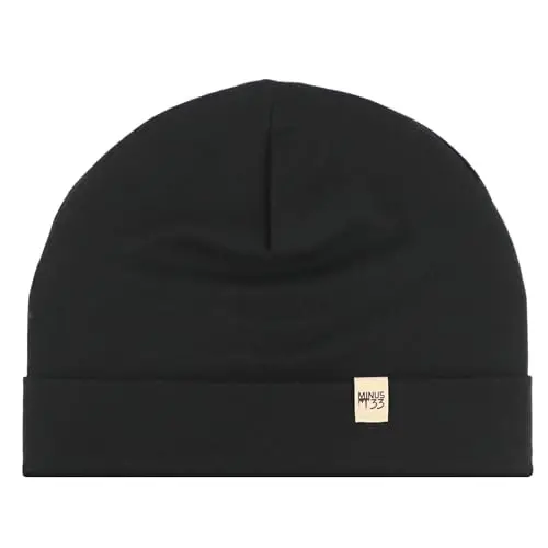 100% Merino Wool Cuff Beanie - Mens & Womens Warm Winter Hat - Watch Cap - Toque - 1