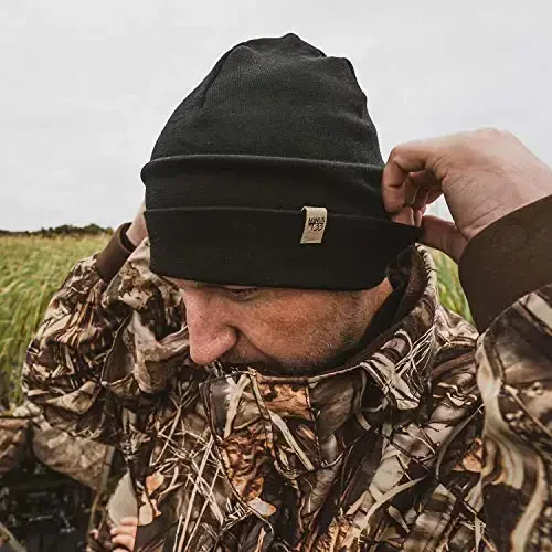 100% Merino Wool Cuff Beanie - Mens & Womens Warm Winter Hat - Watch Cap - Toque - 5