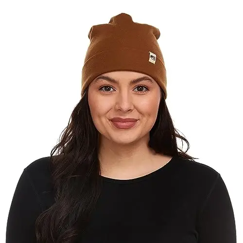 100% Merino Wool Cuff Beanie - Mens & Womens Warm Winter Hat - Watch Cap - Toque - 4