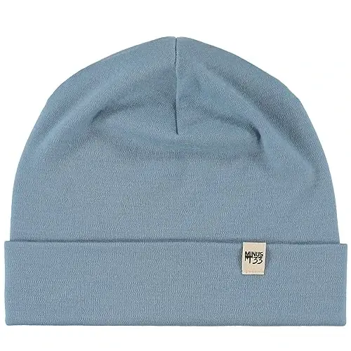 100% Merino Wool Cuff Beanie - Mens & Womens Warm Winter Hat - Watch Cap - Toque 