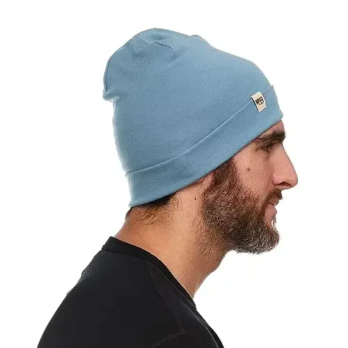 100% Merino Wool Cuff Beanie - Mens & Womens Warm Winter Hat - Watch Cap - Toque - 3