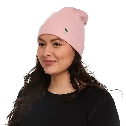 100% Merino Wool Cuff Beanie - Mens & Womens Warm Winter Hat - Watch Cap - Toque - 2