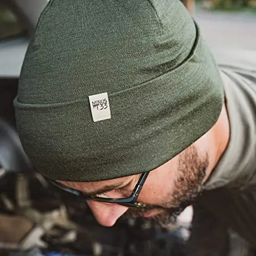 100% Merino Wool Cuff Beanie - Mens & Womens Warm Winter Hat - Watch Cap - Toque - 5